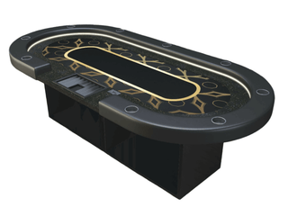 Ballistic Series Poker Table - Saudi Aces
