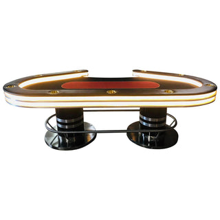 High Roller LED Poker Table - Saudi Aces