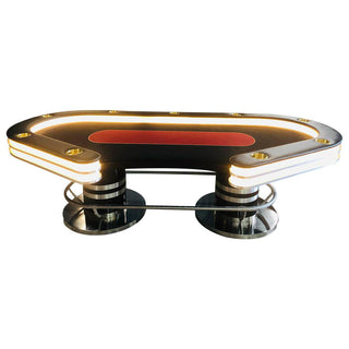 High Roller LED Poker Table - Saudi Aces