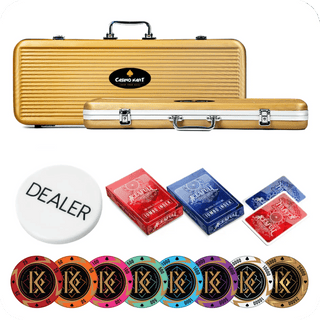 Knight Angel Poker Chipset - 300/500 Pcs, 10/20 Plaques, Ceramic, 40/45/50mm, 10/14/17g