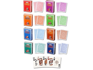 Modiano Texas Playing Cards - Pack of 10, Multi Colors - Saudi Aces