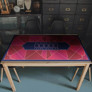 Abstract Poker Mat - Rectangle, 5x2.6ft
