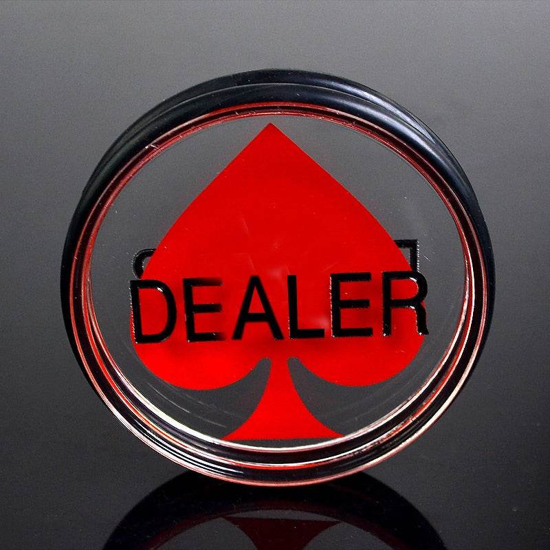 EeaseCA Bouton de Poker Délicat Jeu Pratique Dealer Poker Résistant à l'Usure Dealer Accessoire de Poker EeaseCA Bouton de Poker Délicat Jeu Pratique Dealer Poker Résistant à l'Usure Dealer Accessoire de Poker