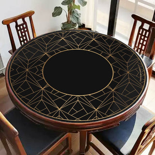 Astra Series Poker Table Mat - Round, 5x5ft - Saudi Aces