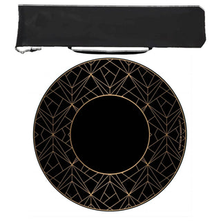 Astra Series Poker Table Mat - Round, 5x5ft - Saudi Aces
