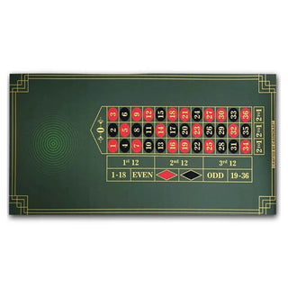 Bet Vault Roulette Table Mat - Rectangle, 6x3ft - Saudi Aces