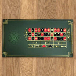Bet Vault Roulette Table Mat - Rectangle, 6x3ft - Saudi Aces