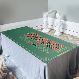 Bet Vault Roulette Table Mat - Rectangle, 6x3ft - Saudi Aces