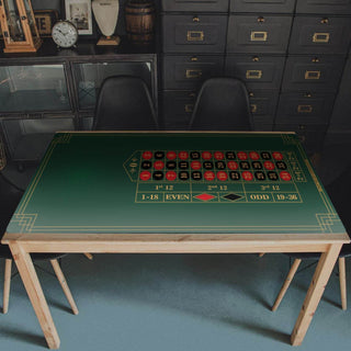 Bet Vault Roulette Table Mat - Rectangle, 6x3ft - Saudi Aces