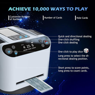Saudi Aces 2 in 1 Automatic Card Shuffler With Distribution Machine