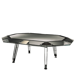 Cronus Glass Poker Table - Saudi Aces