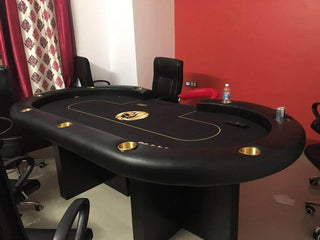 Cross High Poker Table - Saudi Aces