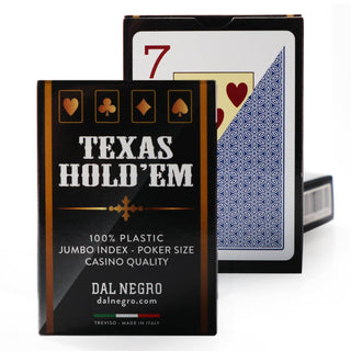 Dal Negro Texas Holdem Playing Cards - Pack of 10, Multi Colors - Saudi Aces