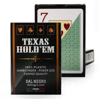 Dal Negro Texas Holdem Playing Cards - Pack of 10, Multi Colors - Saudi Aces