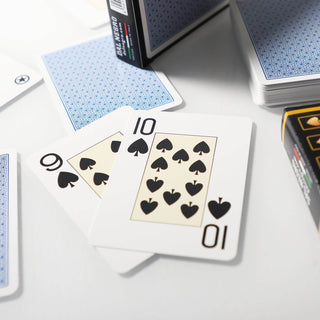 Dal Negro Texas Holdem Playing Cards - Pack of 10, Multi Colors - Saudi Aces