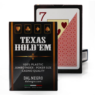 Dal Negro Texas Holdem Playing Cards - Pack of 10, Multi Colors - Saudi Aces