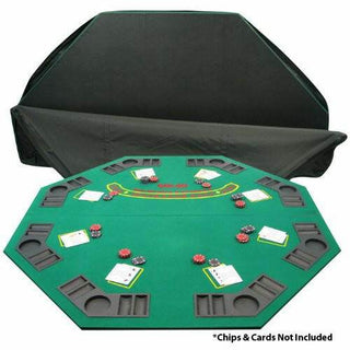 Folding Poker Tabletop - Octagonal, 4x4ft - Saudi Aces