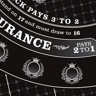 Godfather Blackjack Mat - Rectangle, 6x3ft