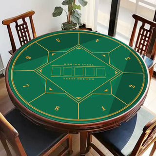 Gripper Series Poker Table Mat - Round, 4x4ft - Saudi Aces