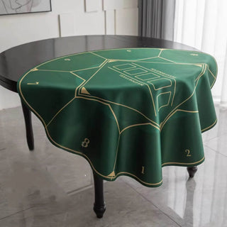 Gripper Series Poker Table Mat - Round, 4x4ft - Saudi Aces