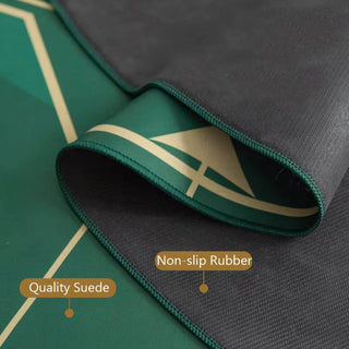 Gripper Series Poker Table Mat - Round, 4x4ft - Saudi Aces