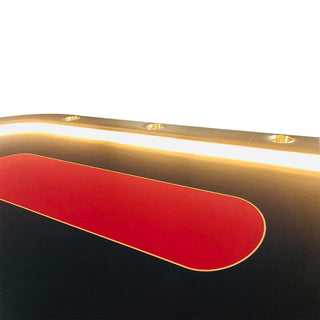 High Roller LED Poker Table - Saudi Aces