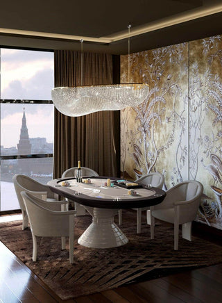 Italian Serene Poker Table - Saudi Aces