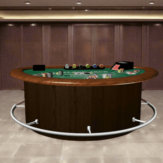 Leo Printed Blackjack Table - Saudi Aces