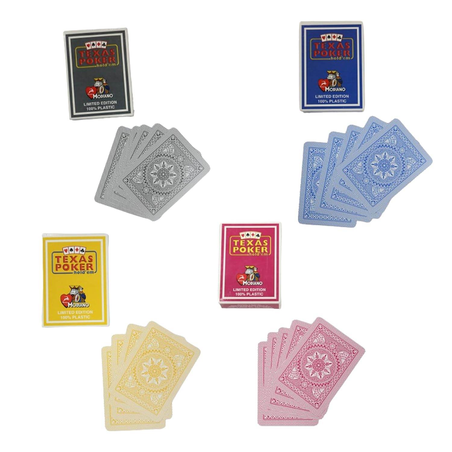 Buy Modiano Texas Limited Edition Playing Cards, Pack of 10, Multi Color Online in Saudi Arabia - Saudi Aces Buy Modiano Texas Limited Edition Playing Cards, Pack of 10, Multi Color Online in Saudi Arabia - Saudi Aces