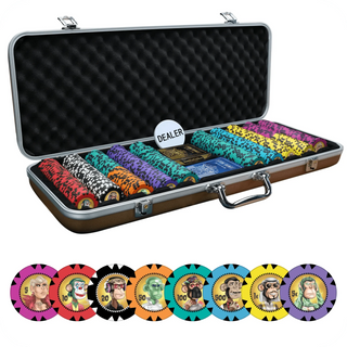 NFT Luxe Poker Chipset - GR, 300/500 Pcs, Clay, 40mm, 14g - Saudi Aces
