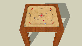 Classic Carrom Table - Saudi Aces